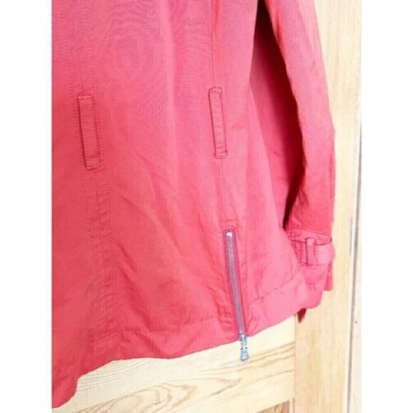 Millard Fillmore Women Sz M Orange Utility Jacket Anthropologie Spring Fall - Picture 9 of 9